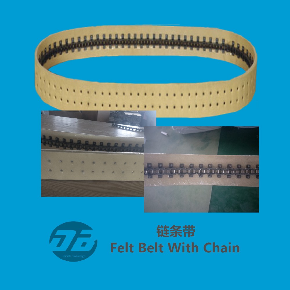 Felt Belt With Chain