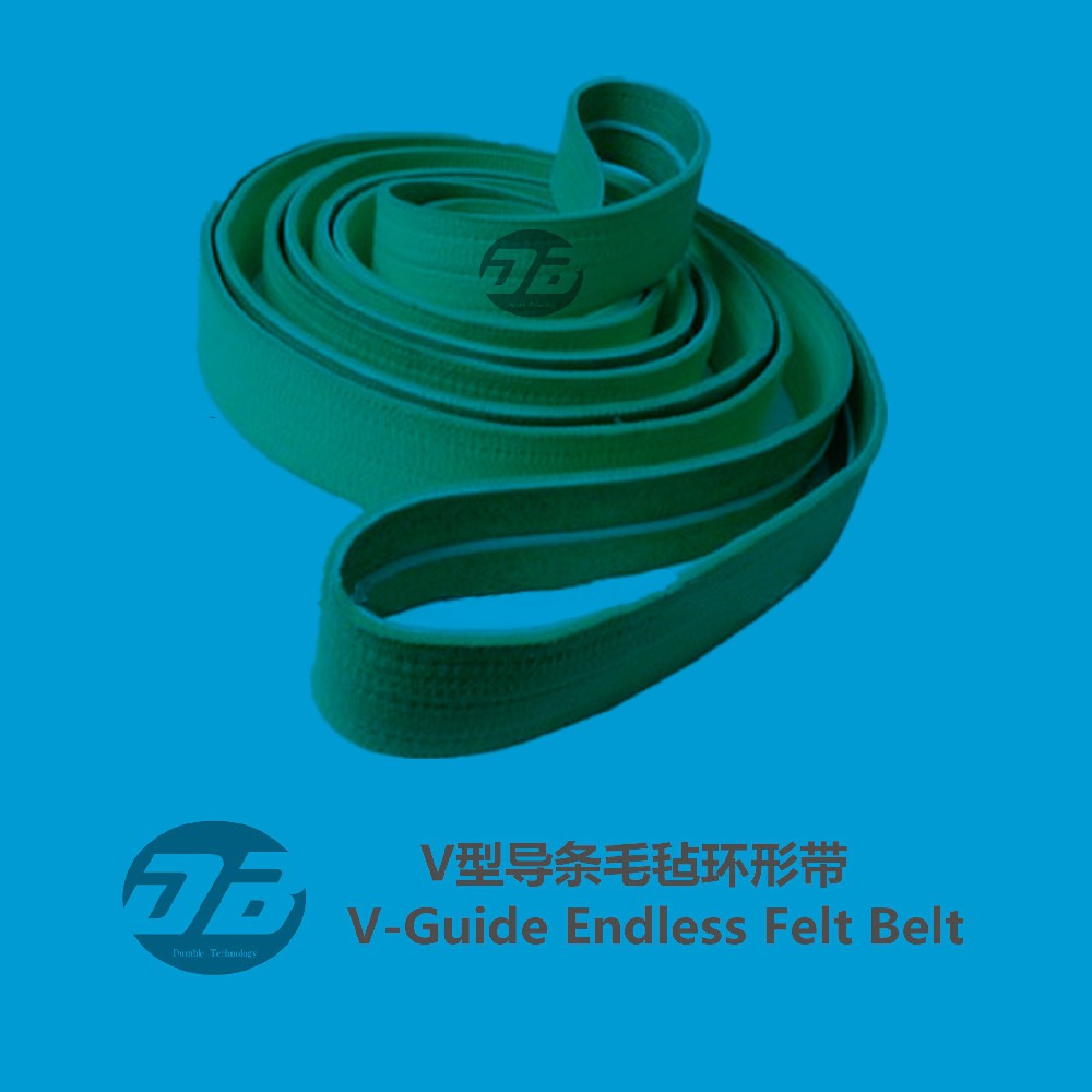 V-guide Endless Felt Belt